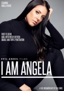 Angela on the cover of the movie I Am Angela
