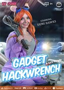 Demi on the cover of the movie Gadget Hackwrench - A XXX Parody