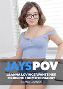 Leana on the cover of the movie Leana Lovings Wants Her Medicine from Stepdaddy