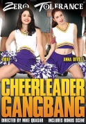 Yhivi och Anna de Ville på omslagsbilden till Cheerleader Gangbang