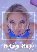 Kelsey auf dem Cover des Films Spunky Blonde Kelsey Kane Devours Cock